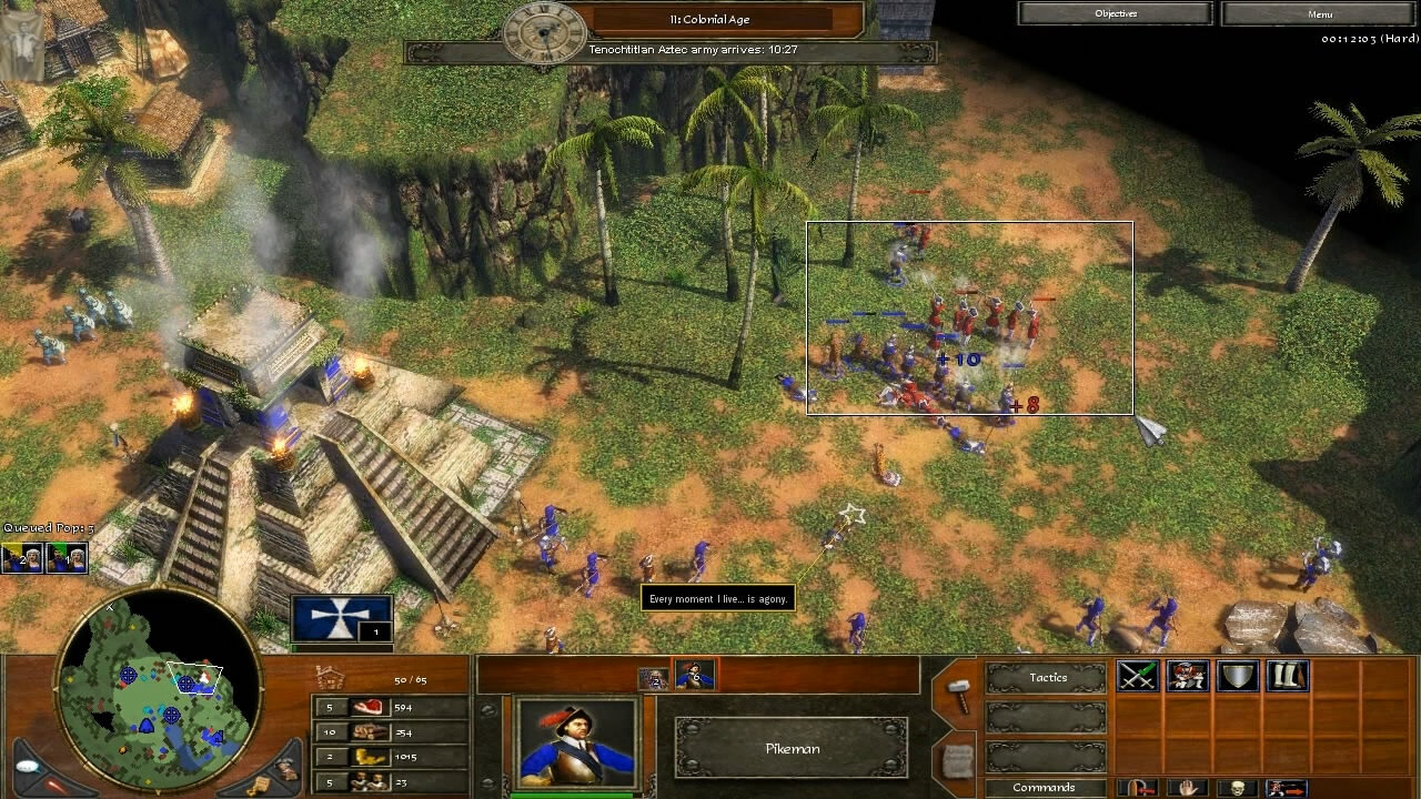 "Age of Empires 3" - Act I Blood - Mission 5: Temples of the Aztec (6 of 9)