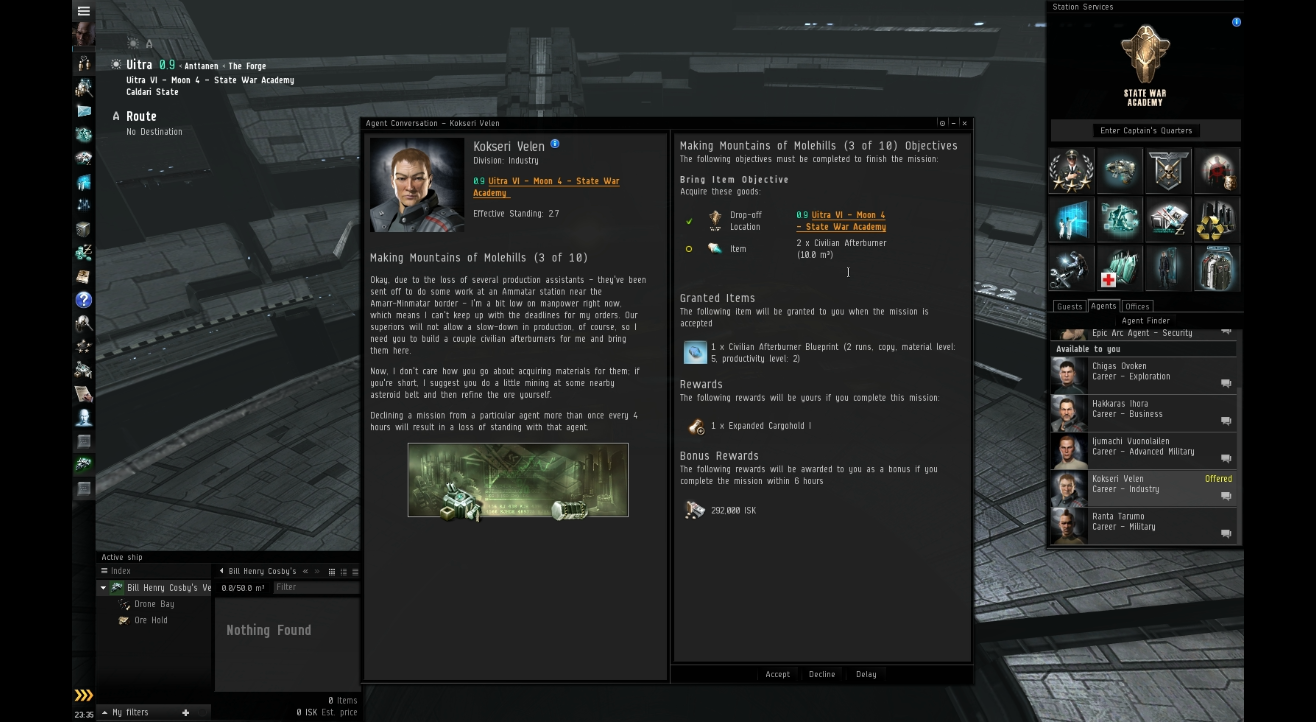 EVE Online - Industry Career Arc: Making Mountains of Molehills (3 of 10)