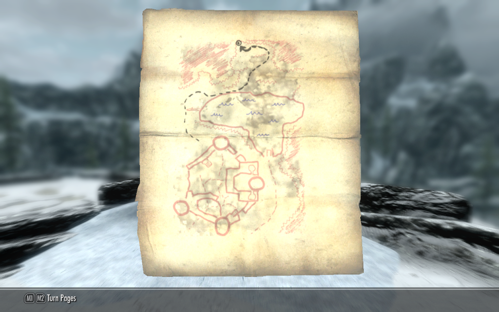 Fort Neugrad Treasure Map: Great Skyrim Treasure Hunt Guide "The Elder