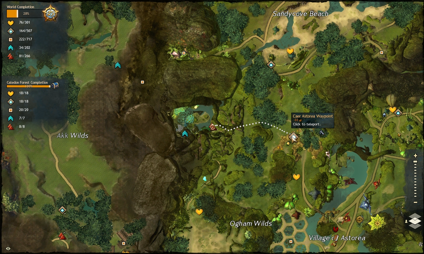 Guild Wars 2 - Vistas in Caledon Forest - 01 Ogham Wilds