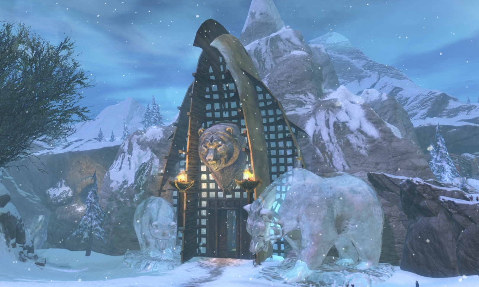 Guild Wars 2 - Vistas in Hoelbrak - 01 Bear Lodge