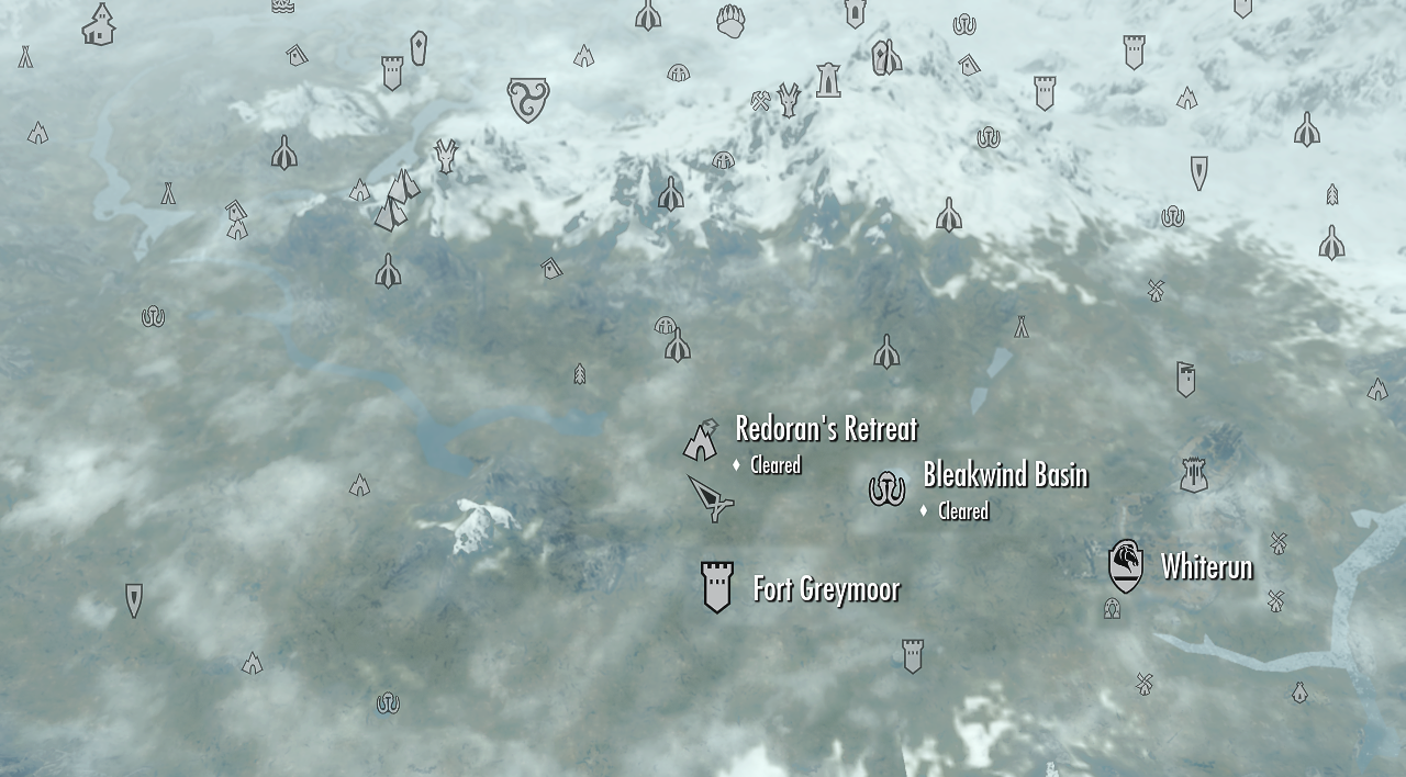 Treasure Map IV Great Skyrim Treasure Hunt Guide "The Elder Scrolls V Skyrim" — Standard Of