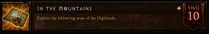 In the Mountains Achievement