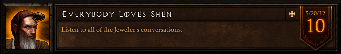 Everybody Loves Shen - Conversation Achievement