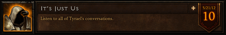 It’s Just Us - Conversation Achievement