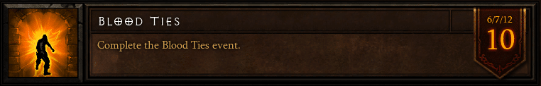 Blood Ties - Achievement
